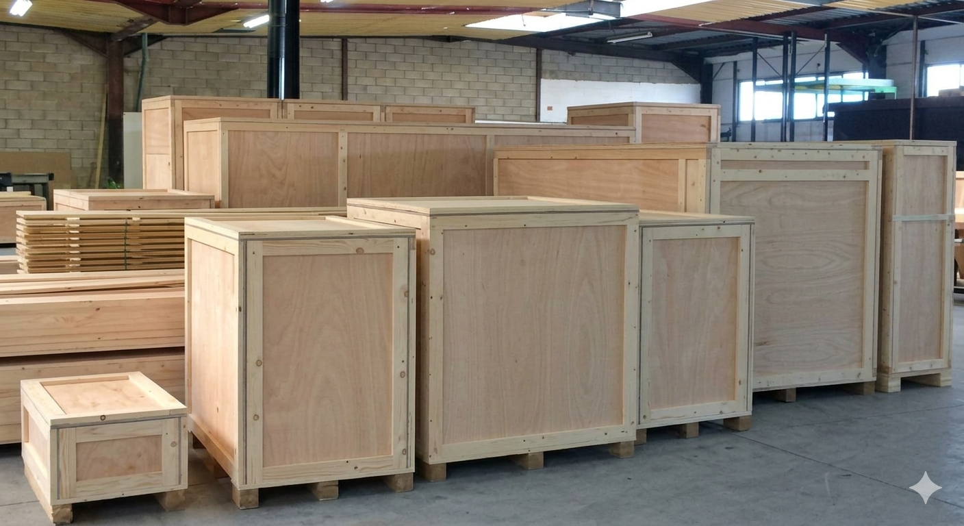 industrial wooden crates boxes
